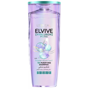 LOREAL ELVIVE HYALURON PURE PURIFYING SHAMPOO FOR OILY HAIR 400 ML